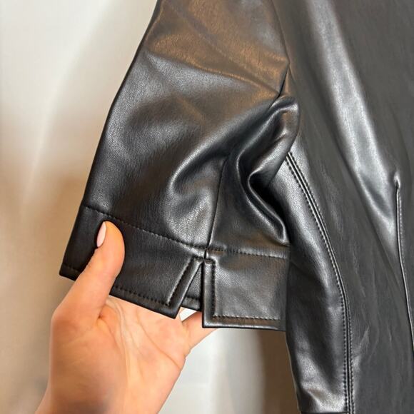 MM Lafleur The Noa Dress Vegan Leather Shift Mini Dress - Picture 7 of 11